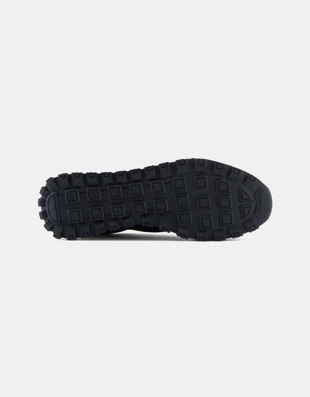 Armani Exchange - Drop Micro Suede Sneakers - Women's