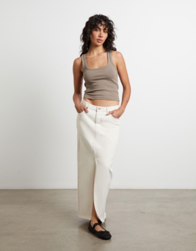 Insight - Eva Maxi Denim Skirt
