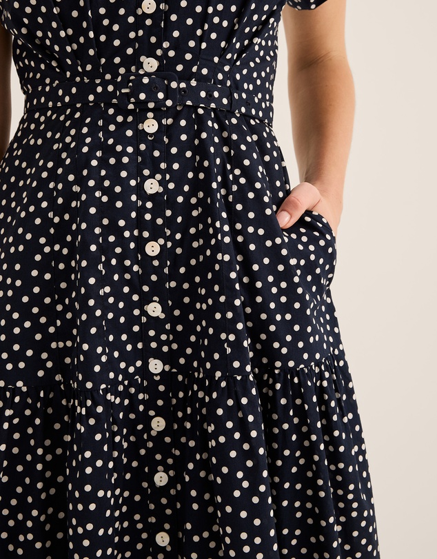 Review - Ditzy Dot Shirtdress