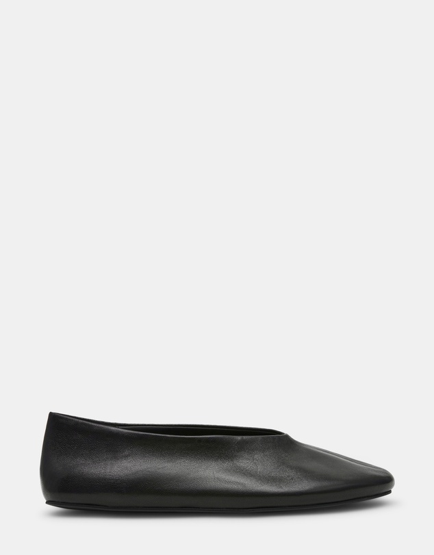 Steve Madden - Cyntra Black Leather Flats