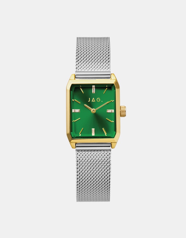 Jag - Sorrento Womens Green Dial 24mm Gold & Silver Watch
