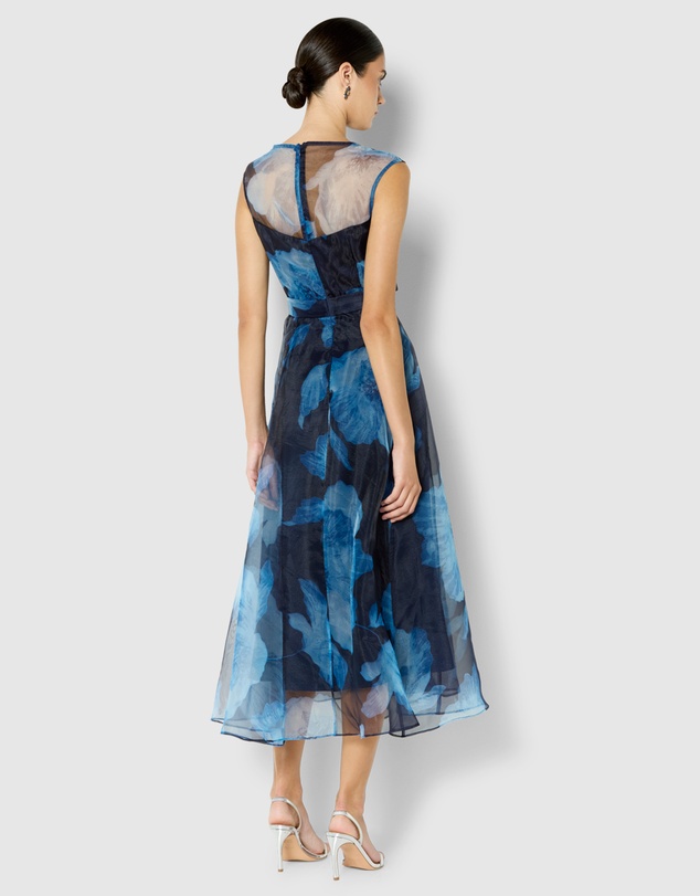 Montique - Christiana Printed Organza Dress
