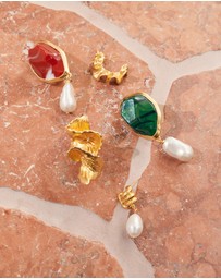 Oroton - Coral Large Stud