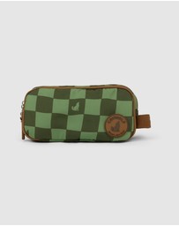 Crywolf - FABLE PENCIL CASE Green Check