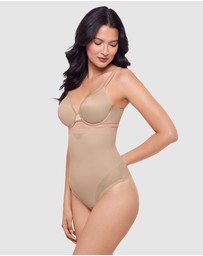 Miraclesuit Shapewear - Sexy Sheer Shaping High Waist Thong