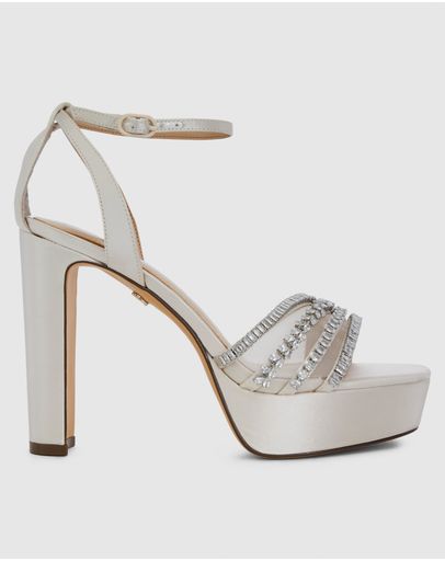 IVORY CRYSTAL SATIN