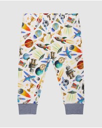 Fleur Harris - 'Outer Space' Champ Legging in Cloud White