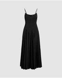 Polo Ralph Lauren - Paneled Satin Dress