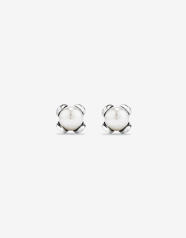 Michael Hill - Cultured Freshwater Pearl Pendant and Stud Earring Gift Set in Sterling Silver