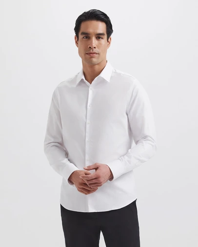 SABA - Justin Easy Care Textured Occasion Shirt