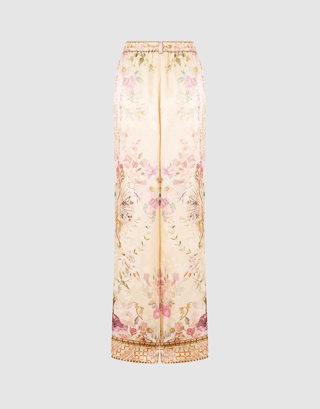 Camilla - Wide Leg Waisted Pants