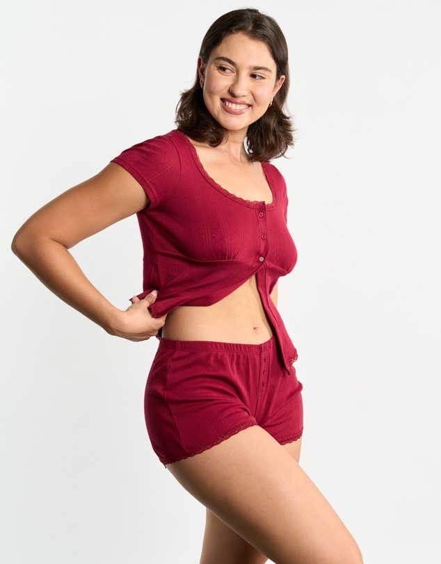 Chouchou Intimates - Willow Short Sleeve Shirt