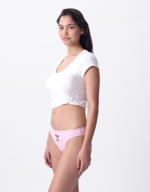 Bras N Things - Ella Brazilian Knicker - Light Pink