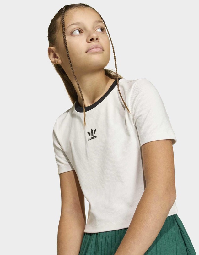 adidas Originals - Tight Mini Rib T-Shirt - Kids-Teens