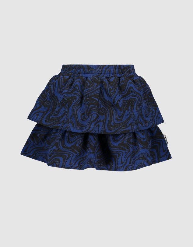 B.Nosy - Marble Print Frill Skirt - Kids-Teens