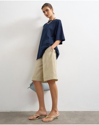 TOPSHOP - Tsdidde Drop Shoulder Tee Jrs