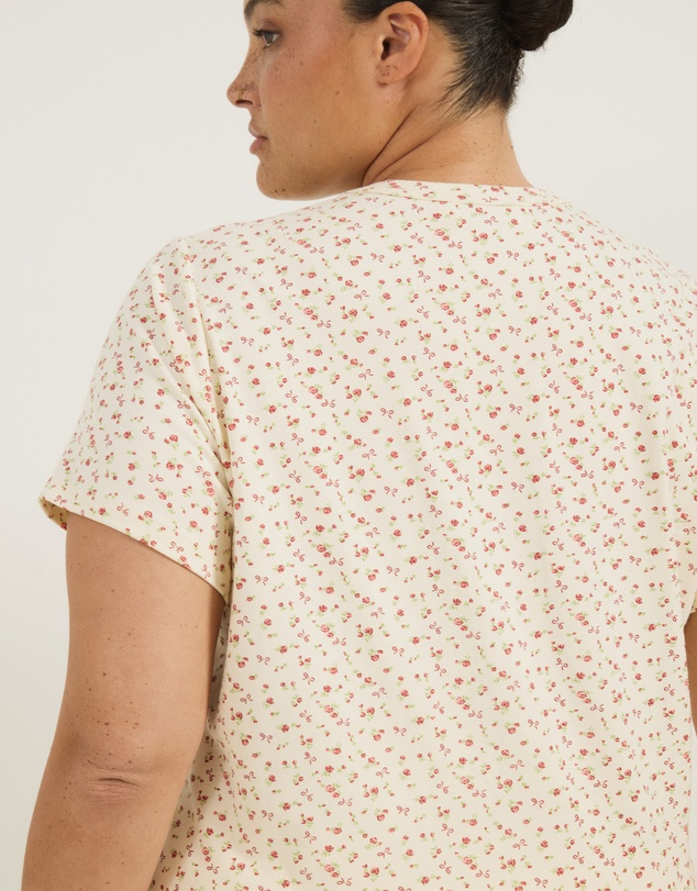 Atmos&Here Curvy - Rue Short Sleeve T-Shirt Pyjama Set