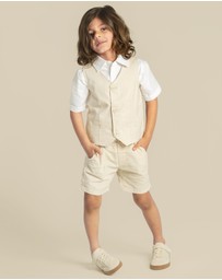 Designer Kidz - Finley Linen Vest