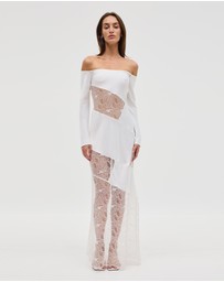 Third Form - Inhale Panel Off Shoulder Dress