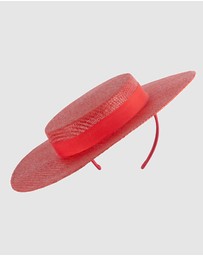 Max Alexander - Red Boater Hat