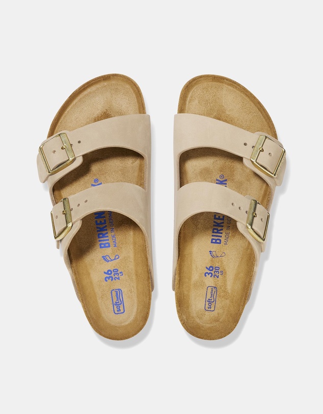 Birkenstock - Arizona SFB Nubuck Leather Narrow - Women's