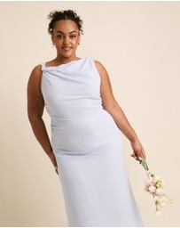 Six Stories - Twist Asymmetrical Chiffon Bridesmaid Dress