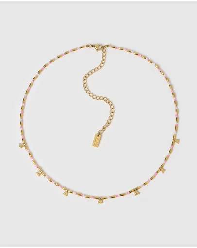 Arms Of Eve - Natalia Gold Necklace - Peony