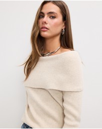 The Fated - Sammy Off Shoulder Knit Top