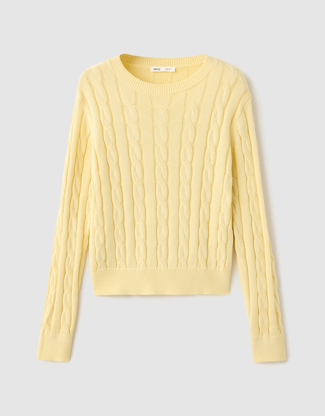 M.N.G - Braided Knitted Sweater