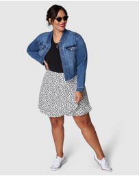 Sunday In The City - Chatterbox Crop Denim Jacket