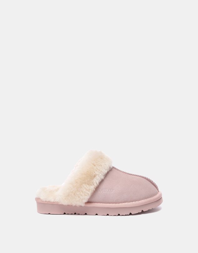 EVERAU - EverAU Ugg Muffin Slipper Suede Cow Suede Upper House Shoes
