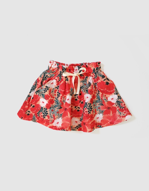 WITH LOVE FOR KIDS - Cotton Muslin Paperbag Skirt - Babies - Kids