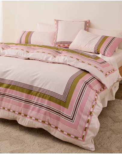 Sheet Society - Eden Cotton Print Quilt Cover Set