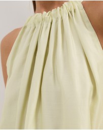 Atmos&Here - Paloma Voile Cut Away Tie Mini Dress