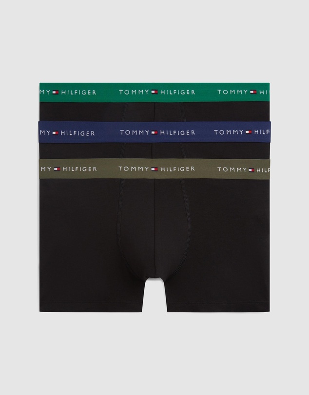 Tommy Hilfiger - 3-Pack Signature Repeat Logo Waistband Trunks
