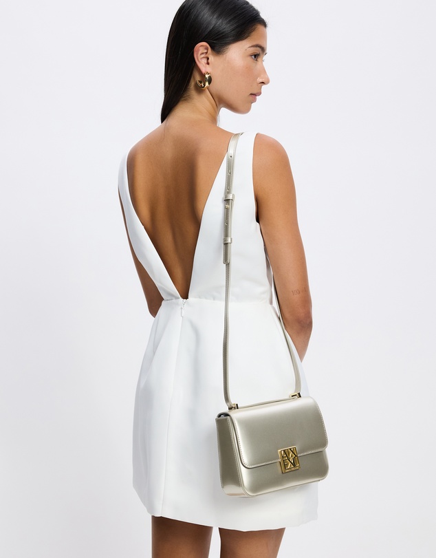 Armani Exchange - Amy Patent Crossbody Medium