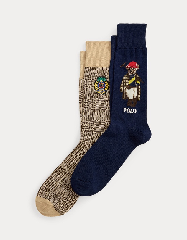 Polo Ralph Lauren - Polo Bear & Crest Trouser Socks 2-Pack