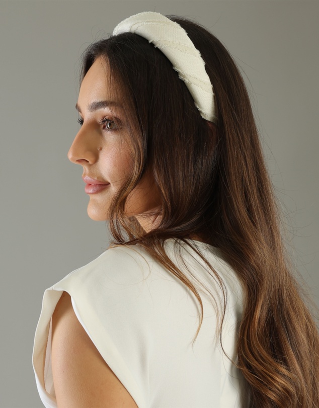 Morgan & Taylor - Stephanie Headband in White