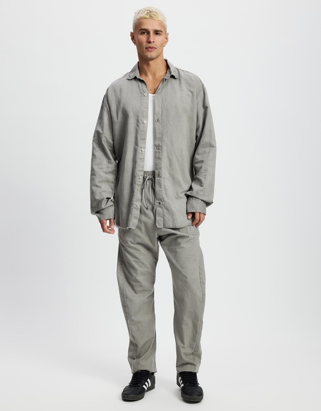 Surrounded By Ghosts - The Vanadium Linen Drawstring Pants