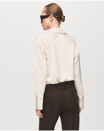 M.N.G - Satin Finish Flowy Shirt