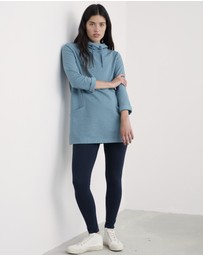 Seasalt - Seasalt Cornwall Blue Formative Brushed Back Jersey Tunic