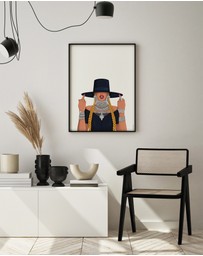 Olive et Oriel - Queen B Formation Art Print