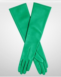 DENTS - Long Above-Elbow Lined Leather Gloves