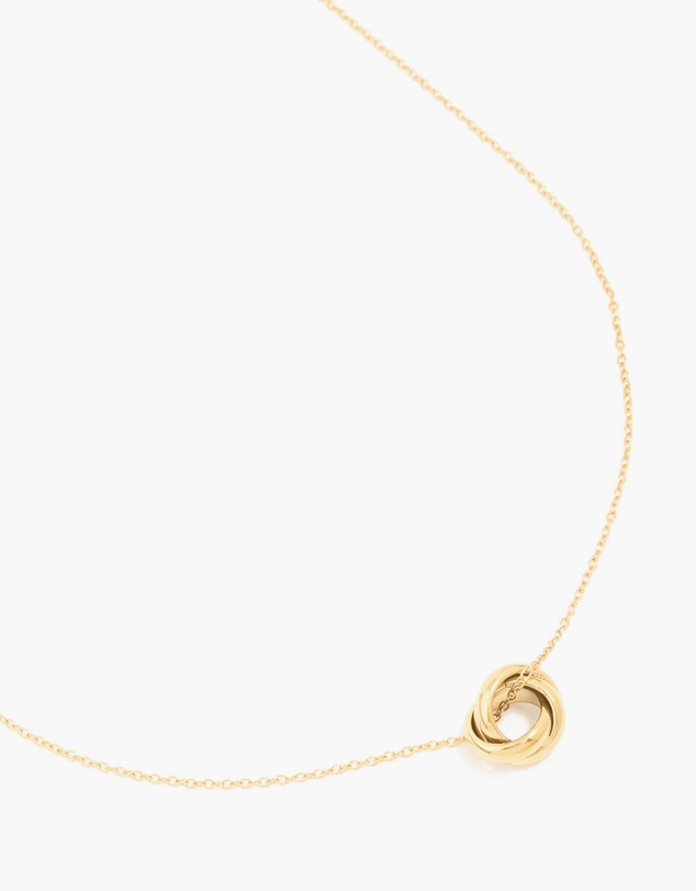 Lovisa - Waterproof Gold Plated Stainless Steel Looped Pendant Necklace
