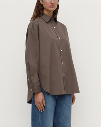 Assembly Label - Marigold Poplin Long Sleeve Shirt