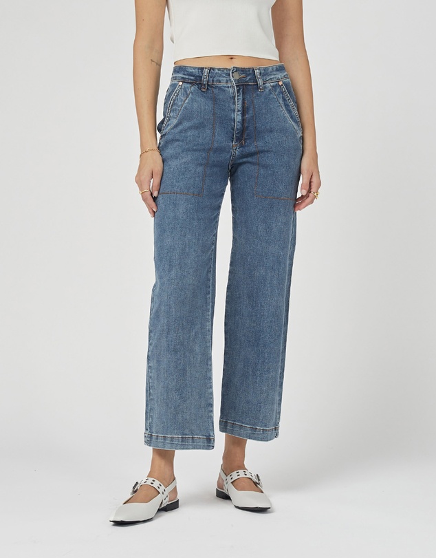 DRICOPER DENIM - Cody Kick Flare Mid Classic Trousers