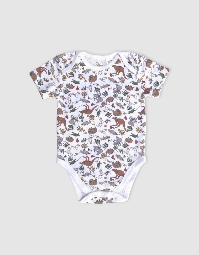 B Free Intimate Apparel - 100% Organic Short Sleeve Bodysuit - Baby & Toddler