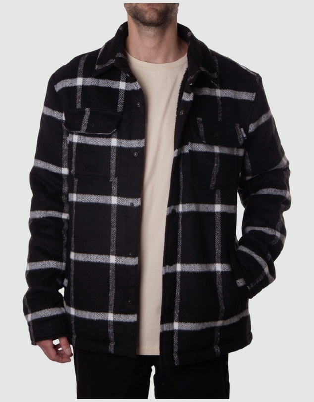 Fallen Footwear - Mens Lamb Jacket Black