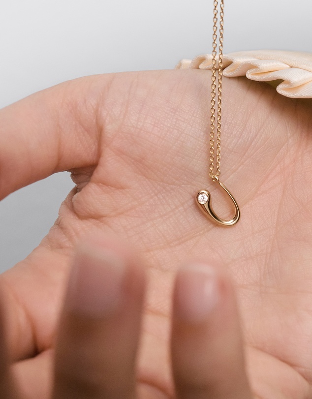 PDPAOLA - Initial 2026 U Pendant Necklace