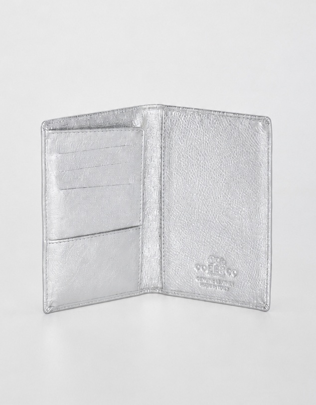 Cobb & Co - Billy Metallic Leather RFID Passport Holder